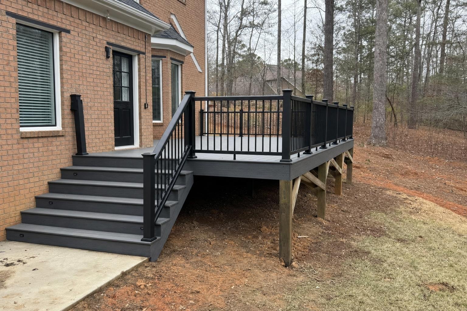 Illustrative image of composite deck builder work